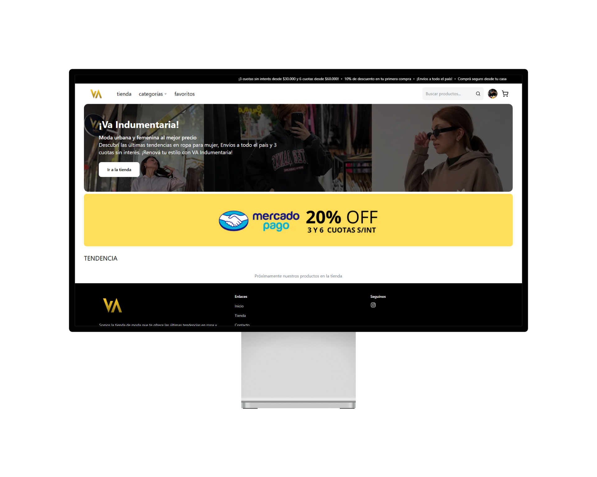 VA Indumentaria - e-commerce